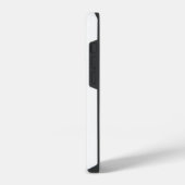  zwarte en witte vlinders iPhone hoesje (Linkerkant)