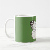 Zwarte en witte Waterverf vlinder Koffiemok (Links)