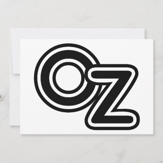 zwarte en witte wizard van Oz Fairy Tale (Voorkant)