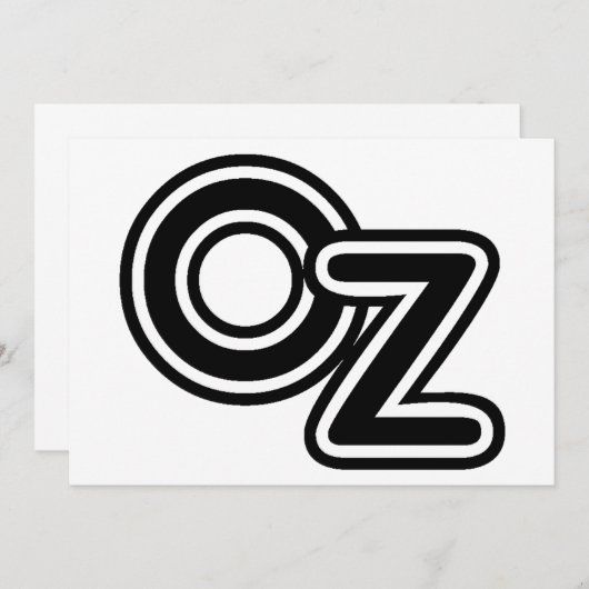 zwarte en witte wizard van Oz Fairy Tale (Voorkant / Achterkant)