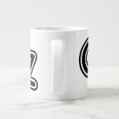  zwarte en witte wizard van Oz Fairy Tale Jumbo Beker (Achterkant)