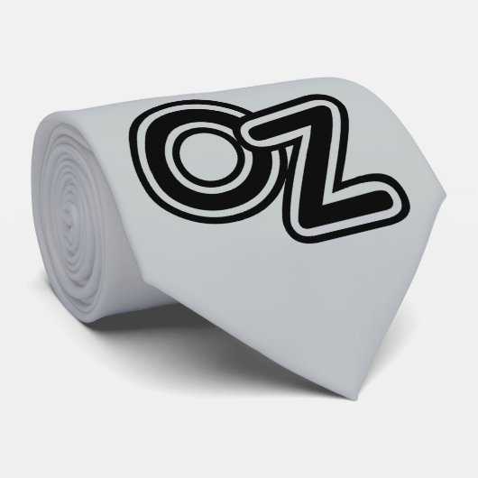 zwarte en witte wizard van Oz Fairy Tale Stropdas (Opgerold)