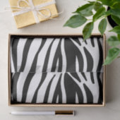 Zwarte en witte Zebrastripes Tissuepapier (Geschenk)
