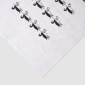 Zwarte en witte zwanen tissuepapier (Detail)