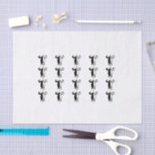 Zwarte en witte zwanen tissuepapier (Craft)