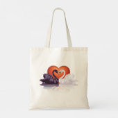 Zwarte en witte zwanen tote bag (Achterkant)