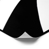 Zwarte en witte zwijn poster (Hoek)