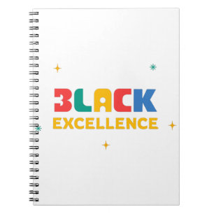 Zwarte excellentie notitieboek