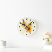 Zwarte Eyed Susans Hart Ronde Klok (Huis)