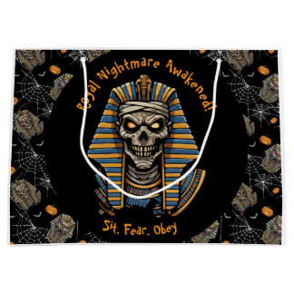 🖤 Zwarte Farao Mummy Gift Bag 🎃👑 Groot Cadeauzakje