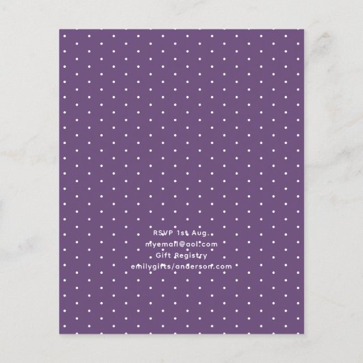 Zwarte Fee Verjaardag Fairycore Paars Goud (Achterkant)