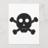 Zwarte feelhuid briefkaart (Voorkant)