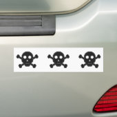 Zwarte feelhuid bumpersticker (Op auto)