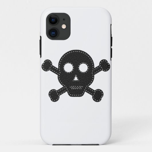 Zwarte feelhuid Case-Mate iPhone case (Achterkant)