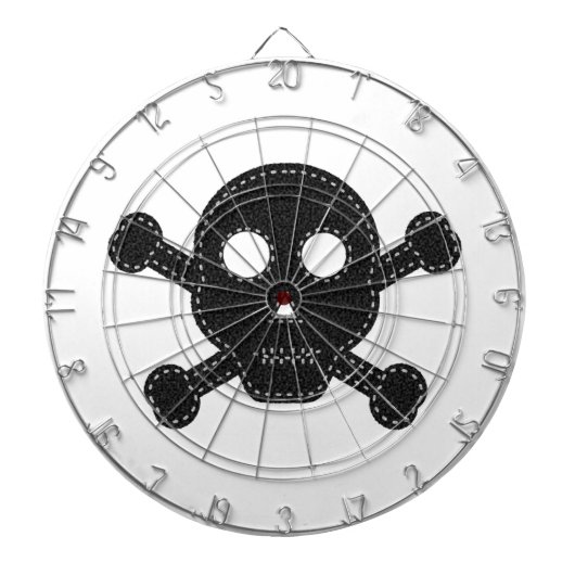 Zwarte feelhuid dartbord (Voorkant)