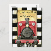  zwarte feestdag briefkaart (Voorkant / Achterkant)