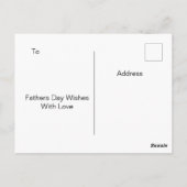  zwarte feestdag briefkaart (Achterkant)