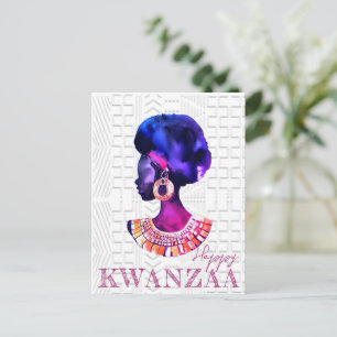Zwarte feestdag briefkaart