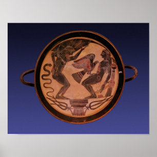 Zwarte figuur kylix poster