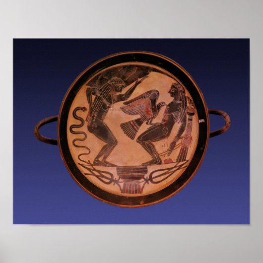 Zwarte figuur kylix poster (Voorkant)