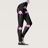 Zwarte flamingo-leggings leggings (Rechts)