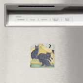 Zwarte fluwelen magneet (Insitu (Vaatwasser))