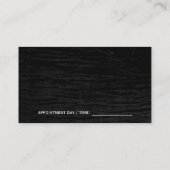 Zwarte Fluwelen Visitekaartje (Achterkant)