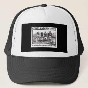 Zwarte Foto Indiase Homeland Security Trucker Pet