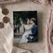 Zwarte-fotosjabloon van fijne afbeelding - Bedankt