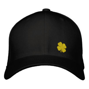 Zwarte Four Leaf Clover St. Patrick -  Pet