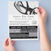 Zwarte Frames, Opticien, Technisch Praktijk Flyer (Hand)