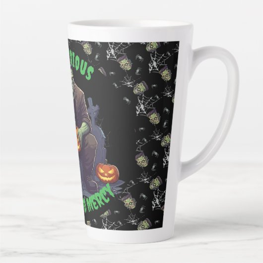 🖤 Zwarte Frankenstein Mok 💀☕ (Rechts)