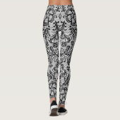 Zwarte Franse kant Leggings (Achterkant)