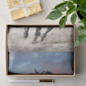 Zwarte friesische paardengaloppers tissuepapier (Geschenk)