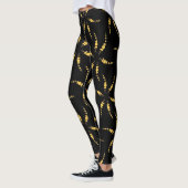 Zwarte gaten leggings (Links)