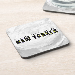 Zwarte geboren New Yorker Bier Onderzetter