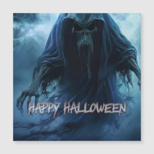 Zwarte geest in een hels landschap - Halloween