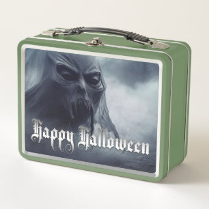 Zwarte geest in een hels landschap - Halloween