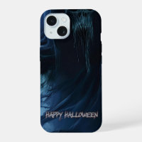 Zwarte geest in een hels landschap - Halloween