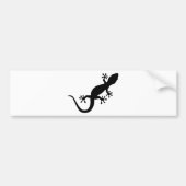 Zwarte gekko bumpersticker (Voorkant)