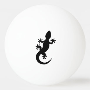 zwarte gekko pingpongballen