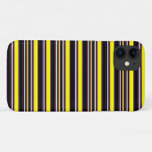 Zwarte gele strepen leuk Case-Mate iPhone case (Achterkant (horizontaal))
