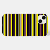 Zwarte gele strepen leuk Case-Mate iPhone case (Achterkant (horizontaal))
