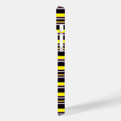 Zwarte gele strepen leuk Case-Mate iPhone case (Achterkant / Links)