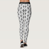 zwarte geometrische driehoeken leggings (Achterkant)