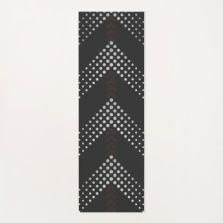 Zwarte Geometrische Workout Yogamat