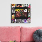 ZWARTE GESCHIEDENCELEBRATIE VAN HET VOLKScanvas Canvas Afdruk (Insitu (Woonkamer))