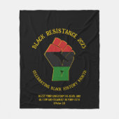 ZWARTE GESCHIEDENIS 2023 FLEECE DEKEN (Voorkant)