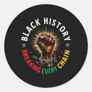 Zwarte Geschiedenis 2025 Truien Elke Keten Doorbre Ronde Sticker