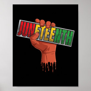 Zwarte Geschiedenis Afro Amerikaanse Afrikaanse Vr Poster